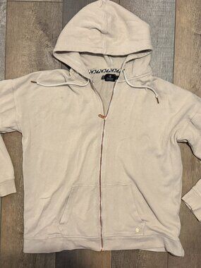 Volcom Lived in Lounge Zip Up Hoodie Womens Large